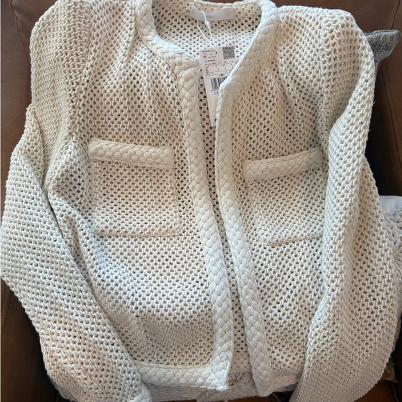 Mango Jackets & Blazers - Mango Cream Women's Sweater